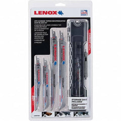 Lenox - Reciprocating Saw Blade Sets Blade Material: Carbide Tipped Minimum Blade Length (Inch): 6 - All Tool & Supply