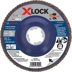 Bosch - Flap Discs Abrasive Type: Coated Flap Disc Type: Type 27 - All Tool & Supply