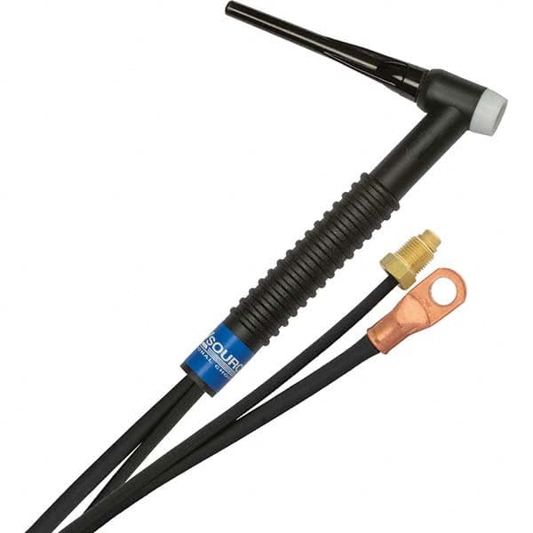 PRO-SOURCE - 150 Amp 12-1/2' Rubber Outfit 17F Air Cooled TIG Welding Torch Kit - All Tool & Supply