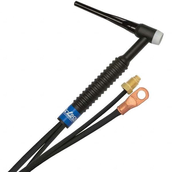 PRO-SOURCE - 150 Amp 12-1/2' Rubber Outfit 17 Air Cooled TIG Welding Torch Kit - All Tool & Supply