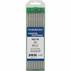 PRO-SOURCE - Tungsten Electrodes Type: Pure Diameter (Inch): 5/32 - All Tool & Supply