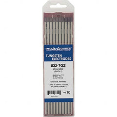 PRO-SOURCE - Tungsten Electrodes Type: Zirconiated Diameter (Inch): 5/32 - All Tool & Supply