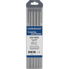 PRO-SOURCE - Tungsten Electrodes Type: 2% Ceriated Diameter (Inch): 3/16 - All Tool & Supply