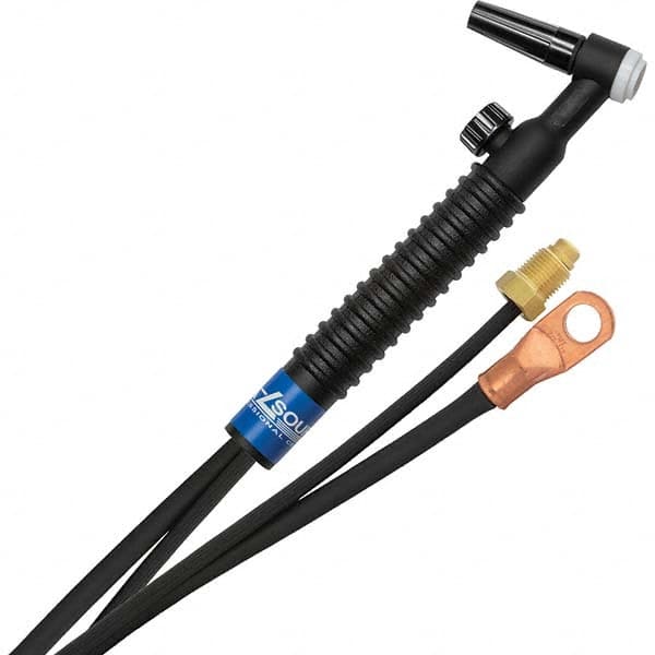 PRO-SOURCE - 125 Amp 12-1/2' Rubber Outfit 9V Air Cooled TIG Welding Torch Kit - All Tool & Supply