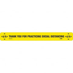 NMC - "Thank You for Practicting Social Distancing" Adhesive-Backed Floor Sign - All Tool & Supply