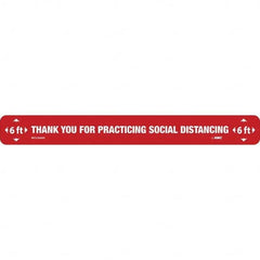 NMC - "Thank You for Practicting Social Distancing" Adhesive-Backed Floor Sign - All Tool & Supply