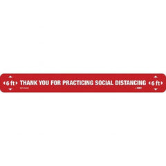 NMC - "Thank You for Practicting Social Distancing" Adhesive-Backed Floor Sign - All Tool & Supply