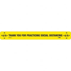 NMC - "Thank You for Practicting Social Distancing" Adhesive-Backed Floor Sign - All Tool & Supply