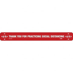 NMC - "Thank You for Practicting Social Distancing" Adhesive-Backed Floor Sign - All Tool & Supply