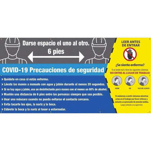 NMC - Banners Message Type: General Information Legend: COVID-19 Precauciones de seguridad - All Tool & Supply