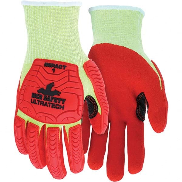 MCR Safety - Size XL, ANSI Cut Lvl A4, Puncture Lvl 4, Abrasion Lvl 4, Foam Nitrile Coated Cut & Puncture Resistant Gloves - All Tool & Supply