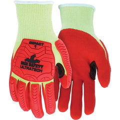 MCR Safety - Size XL, ANSI Cut Lvl A4, Puncture Lvl 4, Abrasion Lvl 4, Foam Nitrile Coated Cut & Puncture Resistant Gloves - All Tool & Supply