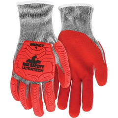 MCR Safety - Size 2XL, ANSI Cut Lvl A5, Puncture Lvl 4, Abrasion Lvl 5, Foam Nitrile Coated Cut & Puncture Resistant Gloves - All Tool & Supply