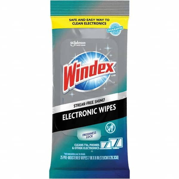 Screen Cleaning Wipes: Pre-Moistened Packet, White