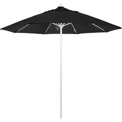 Patio Umbrellas; Diameter (Feet): 9; Height (Feet): 8.583; Fabric Color: Black; Base Included: No; Canopy Fabric: Pacifica; Fade Resistant: Yes; Additional Information: Push Lift; Frame Material: Aluminum