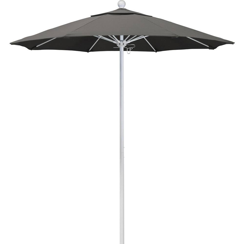 Patio Umbrellas; Diameter (Feet): 7.5; Height (Feet): 8.000; Fabric Color: Taupe; Base Included: No; Canopy Fabric: Pacifica; Fade Resistant: Yes; Additional Information: Push Lift; Frame Material: Aluminum