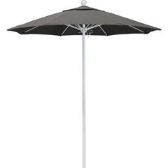 Patio Umbrellas; Diameter (Feet): 7.5; Height (Feet): 8.000; Fabric Color: Taupe; Base Included: No; Canopy Fabric: Pacifica; Fade Resistant: Yes; Additional Information: Push Lift; Frame Material: Aluminum