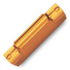 Grooving Insert: TDTT TT7505, Solid Carbide TiCN, Al2O3 & TiN Finish, Neutral, 0.157″ Cutting Width, Series TDT-E