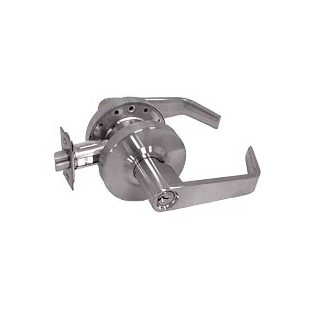 Lever Locksets; Type: Storeroom; Key Type: Keyed Different; Strike Type: ASA Strike; Finish/Coating: Satin Chrome; Material: Steel; Material: Steel; Door Thickness: 1-3/8-2; Backset: 2.75; Lockset Grade: Grade 2; Cylinder Type: SFIC Less Core; Minimum Ord