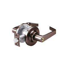 Lever Locksets; Type: Entry; Key Type: Keyed Different; Strike Type: ANSI 4-7/8; Finish/Coating: Oil Rubbed Bronze; Material: Steel; Material: Steel; Door Thickness: 1-3/8 ™1-3/4; Backset: 2.75; Lockset Grade: Grade 2; Cylinder Type: Conventional; Minimum