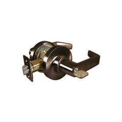 Lever Locksets; Type: Entry; Key Type: Keyed Different; Strike Type: ASA Strike; Finish/Coating: Oil Rubbed Bronze; Material: Steel; Material: Steel; Door Thickness: 1 5/8 - 1 7/8; Backset: 2.375; Lockset Grade: Grade 2; Cylinder Type: Conventional; Minim