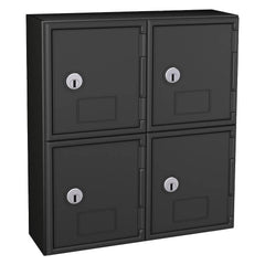 Starter Locker: Keyed Black, Acrylonitrile Butadiene Styrene Plastic, Assembled