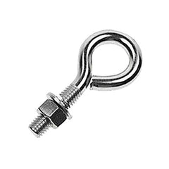 Fixed Lifting Eye Bolt: With Shoulder, 4,700 lb Capacity, 3/4 ™ Thread, Grade 316 Stainless Steel Partially Threaded, 6″ Shank