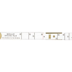 Folding Rules; Overall Length (Feet): 6.00; Graduation (Inch): 0.0625; Graduation (Feet): 0.0625; Material: Wood; Width (mm): 2; Width (Inch): 2; Graduation Location: Front & Back; Material: Wood; Overall Length: 6.00; Overall Width: 2; Graduation: 0.0625