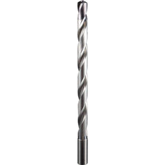 Extra Length Drill Bit: 0.6563″ Dia, 137 °, Solid Carbide TX Finish, 9.48″ Flute Length, 11.49″ OAL, Spiral Flute, Straight-Cylindrical Shank, Series 142P