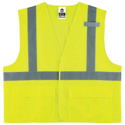 8220HL L/ XL Lime Standard Mesh Vest Type R Class 2 - All Tool & Supply