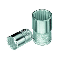 Non-Impact Hand Socket: 3/8″ Drive, 21 mm Socket, 6-Point Chrome-Plated & Polished