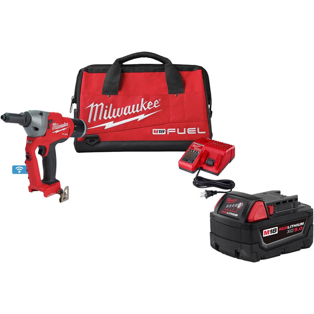 Cordless Riveters; Blind Rivet Diameter Aluminum: 0.21875 in; 0.25 in; 0.1875 in; 0.28125 in; Blind Rivet Diameter Stainless Steel: 0.21875 in; 0.25 in; 0.1875 in; 0.28125 in; Blind Rivet Diameter Steel: 0.21875 in; 0.25 in; 0.1875 in; 0.28125 in; Stroke