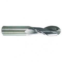 3/8 TuffCut AL 2 Fl Ctr Cut Ball Al End Mill - All Tool & Supply