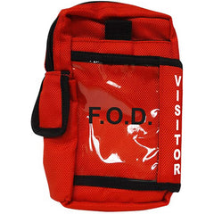 Tool Bags & Tool Totes; Closure Type: Hook & Loop; Zipper; Material: Vinyl; Overall Width: 4; Overall Depth: 2 in; Overall Height: 7.5 in; Color: Red; Number Of Pockets: 3.000