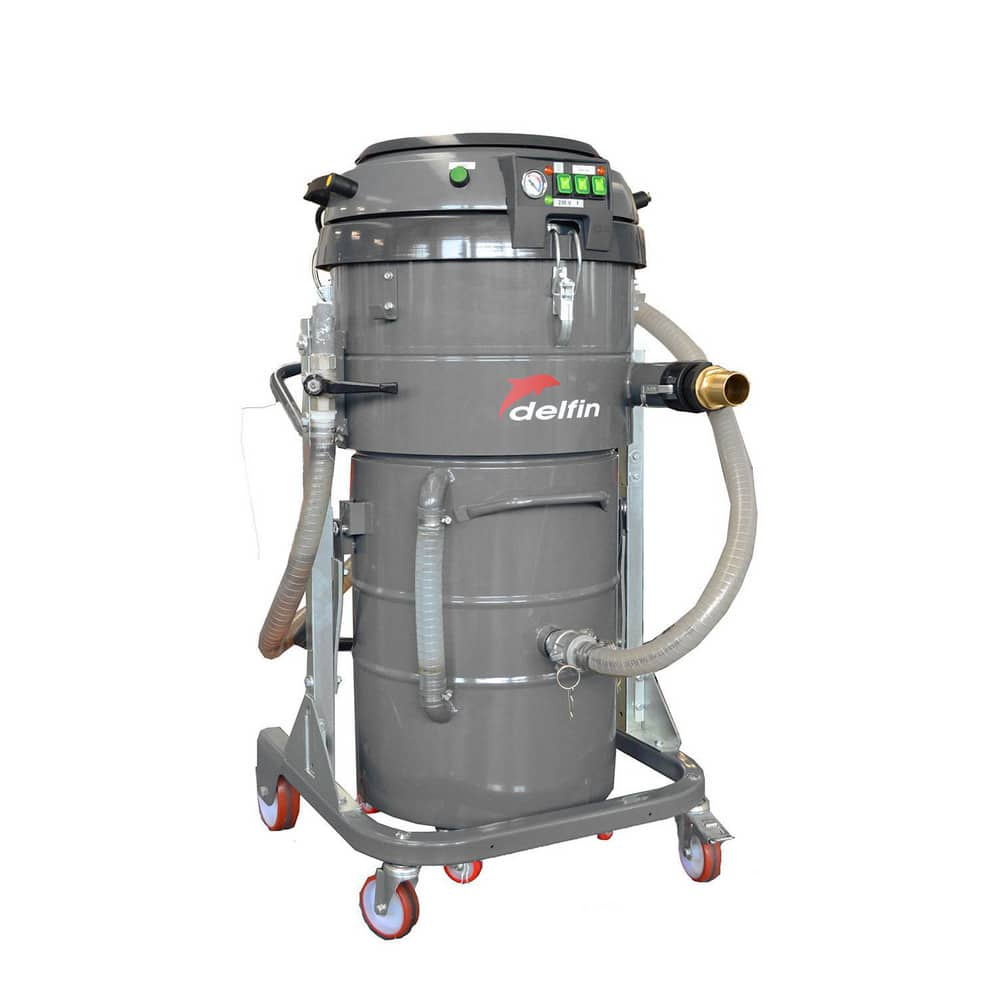 HEPA & Critical Vacuum Cleaners; Vacuum Type: Industrial Vacuum; Power Type: Electric; Filtration Type: Unrated; Tank Capacity (Gal.): 26 gal; Tank Material: Steel; Maximum Air Flow: 211; Bag Included: No; Vacuum Collection Type: Canister; Sound Level: 78