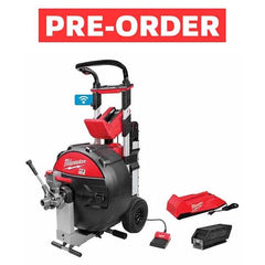 Milwaukee Tool - Electric & Gas Drain Cleaning Machines Type of Power: Cordless For Minimum Pipe Size: 3 (Inch) - All Tool & Supply