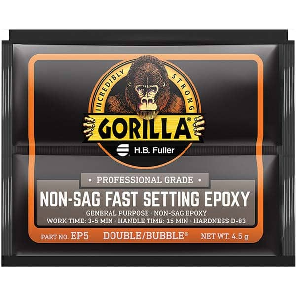 GorillaPro - Smaller than 1 oz. Foil Pack Non-Sag Fast Setting Epoxy - All Tool & Supply