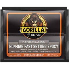 GorillaPro - Smaller than 1 oz. Foil Pack Non-Sag Fast Setting Epoxy - All Tool & Supply