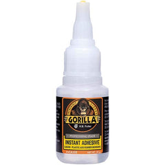 GorillaPro - 20 g Squeeze Bottle Clear Instant Adhesive - All Tool & Supply