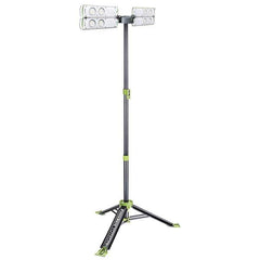 PowerSmith - Portable Work Lights Portable Type: Floor; Twin Angle Light; Tripod Lamp Type: LED - All Tool & Supply