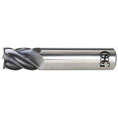 OSG - VGM5 1/2" Diam 5-Flute Carbide 0.09" Corner Radius End Mill - Exact Industrial Supply