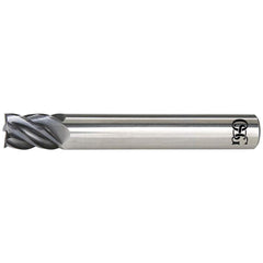 Corner Radius End Mill: 3/16″ Dia, 15/64″ LOC, 0.01″ Radius, 5 Flutes, Solid Carbide 2″ OAL, 3/16″ Shank Dia, 40 ° Helix, EXO Coated, Corner Radius End, Series VGM5-LN