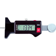 Mahr - Electronic Depth Gages; Minimum Measurement (mm): 0 ; Minimum Measurement (Decimal Inch): 0 ; Maximum Measurement (Decimal Inch): 1 ; Maximum Measurement (mm): 25 ; Resolution (mm): 0.01 ; Resolution (Decimal Inch): 0.0005 - Exact Industrial Supply