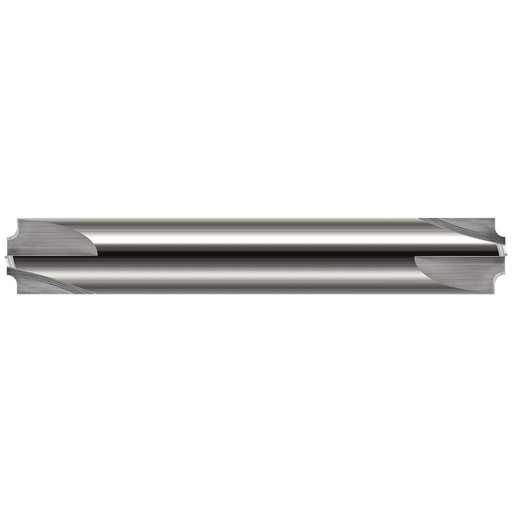 Harvey Tool - Corner Rounding End Mills; Material: Solid Carbide ; Single or Double End: Double ; Radius (mm): 3.00 ; Radius (Decimal Inch): 0.1180 ; Mill Diameter (Inch): 3/8 ; Mill Diameter (Decimal Inch): 0.3750 - Exact Industrial Supply