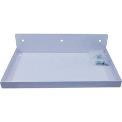 Triton - Peg Board Accessories; Type: Pegboard Shelf ; For Use With: DuraBoard; 1/4" & 1/8" Pegboards ; Color: White ; Contents: Shelf - Exact Industrial Supply