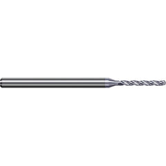 Harvey Tool - #44, 130° Point, Solid Carbide Micro Drill Bit - Exact Industrial Supply