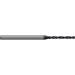 Harvey Tool - #61, 140° Point, Solid Carbide Micro Drill Bit - Exact Industrial Supply