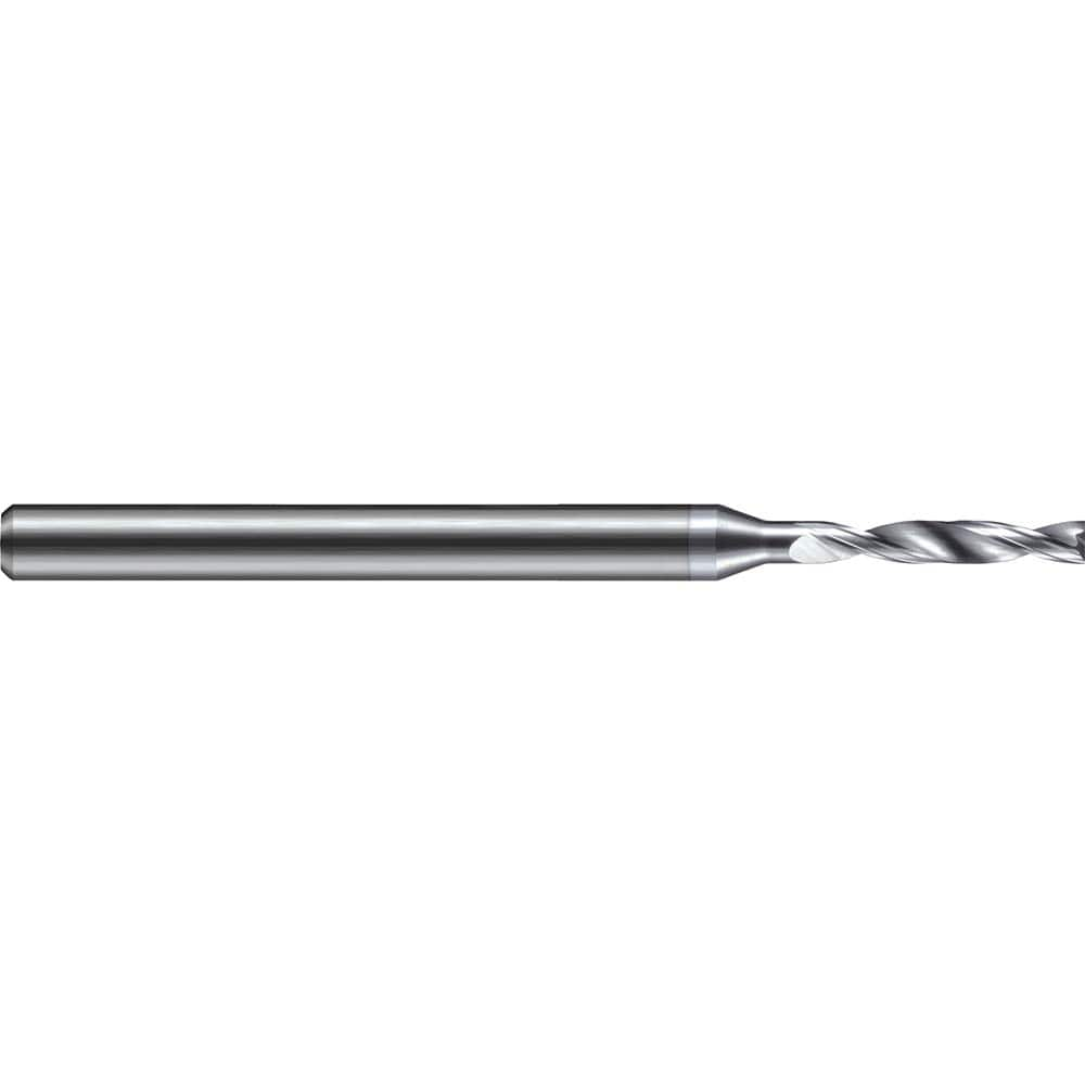 Harvey Tool - 1mm, 180° Point, Solid Carbide Micro Drill Bit - Exact Industrial Supply