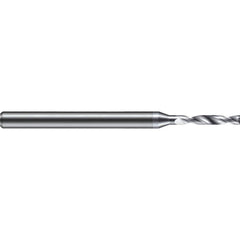 Harvey Tool - 1.25mm, 180° Point, Solid Carbide Micro Drill Bit - Exact Industrial Supply