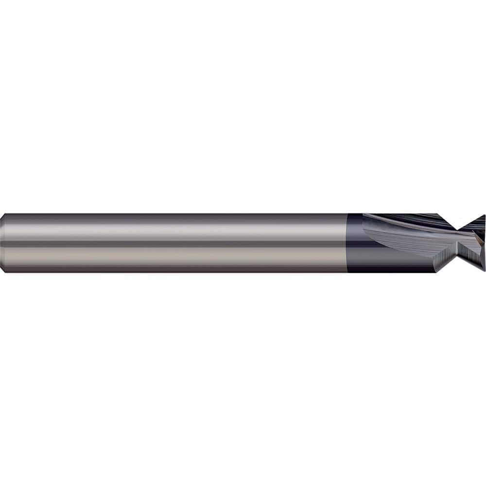 Harvey Tool - 50° 3/16" Cut Diam, 1/8" Cut Width, Solid Carbide Dovetail Cutter - Exact Industrial Supply